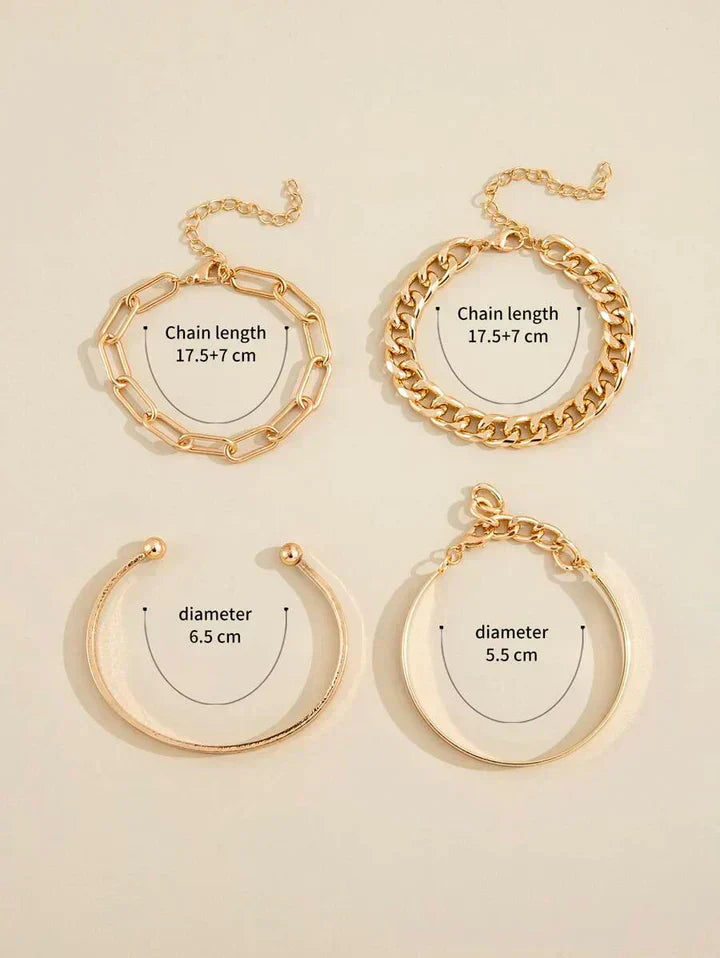 Pulsera Elan Mercer Oro Blanco