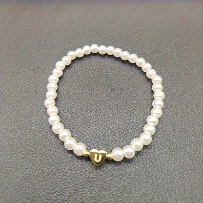 Pulsera Chic con Inicial en Corazón (A-Z)