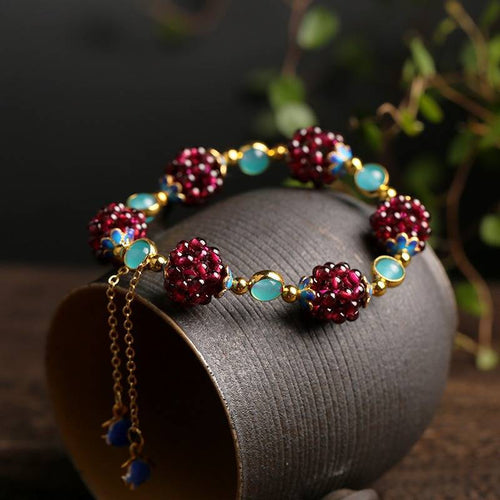 Pulsera Berries con Piedras Naturales