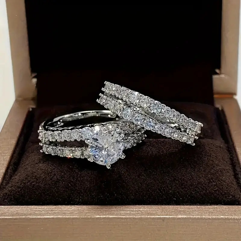 Set de Anillos "Radianza Eterna"