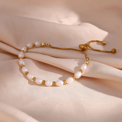 Pulsera Elegante Romántica con Perlas