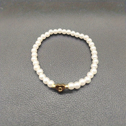 Pulsera Chic con Inicial en Corazón (A-Z)
