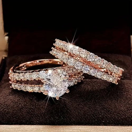 Set de Anillos "Radianza Eterna"