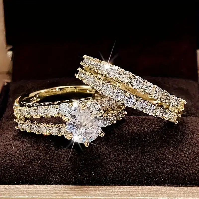 Set de Anillos "Radianza Eterna"