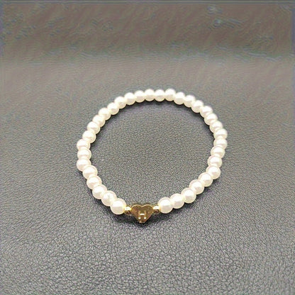 Pulsera Chic con Inicial en Corazón (A-Z)