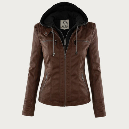 Monika | chaqueta de piel vegana