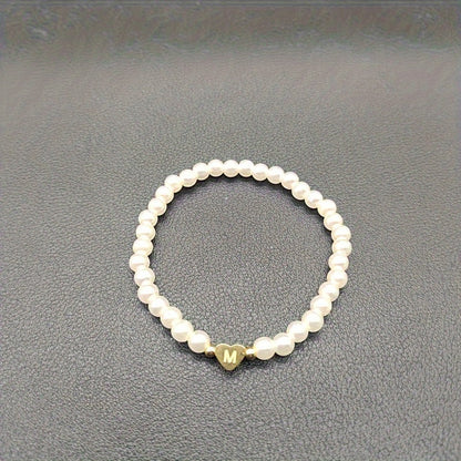 Pulsera Chic con Inicial en Corazón (A-Z)