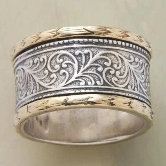 Anillo Vintage Oro y Plata