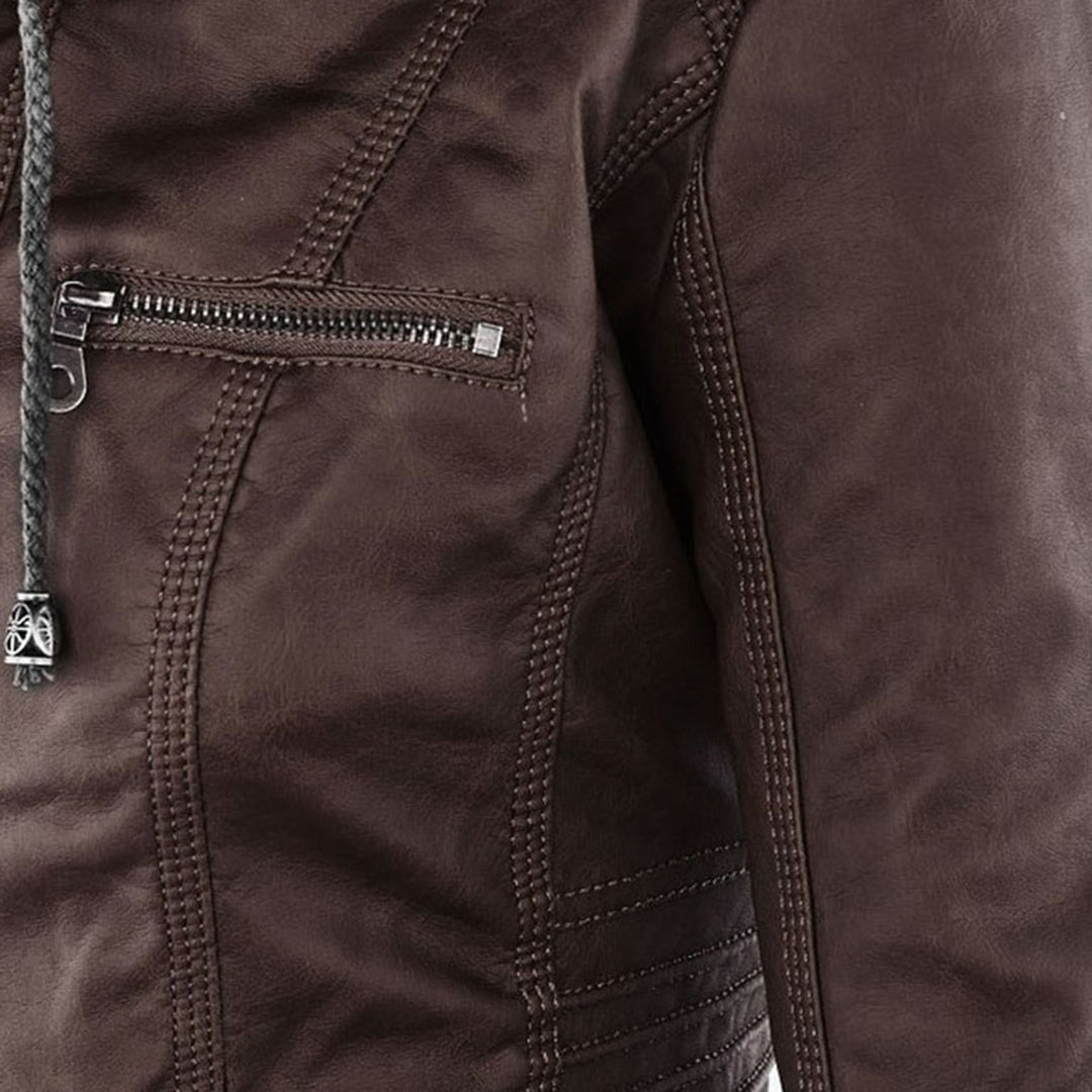 Monika | chaqueta de piel vegana