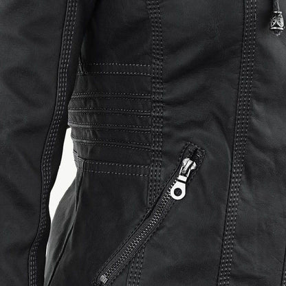 Monika | chaqueta de piel vegana