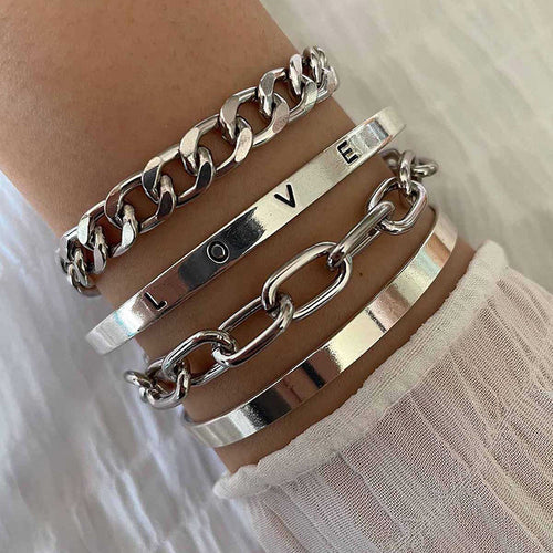 Pulsera Elan Mercer Oro Blanco