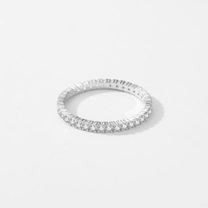Anillo Eternidad Minimal Luminoso