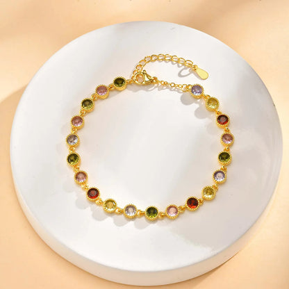 Pulsera Charm Arcoíris Luminoso