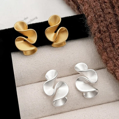 Pendientes Flor Plata y Oro 18K