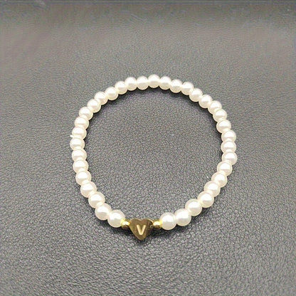 Pulsera Chic con Inicial en Corazón (A-Z)