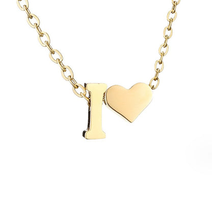 Collar Inicial Atemporal con Corazón