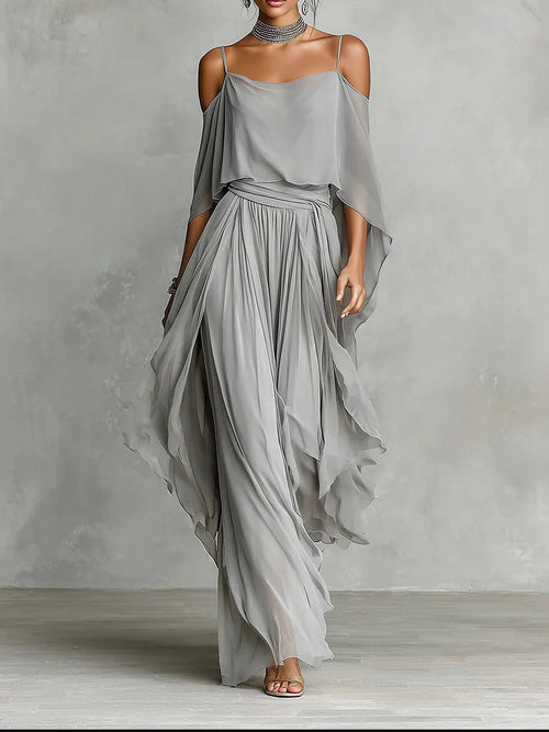 Isabela | Conjunto Fluido de Top y Pantalón