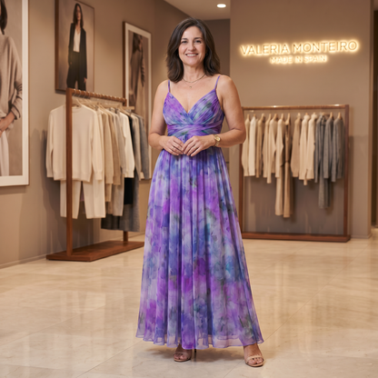 Lola | Vestido maxi floral encantador