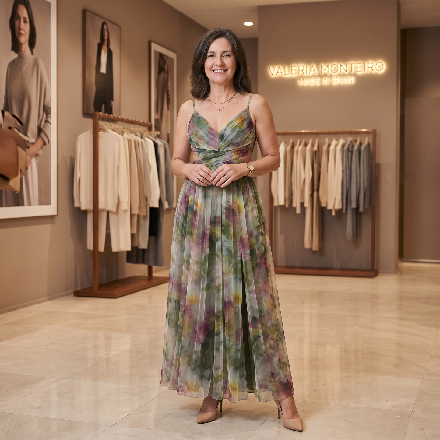 Lola | Vestido maxi floral encantador