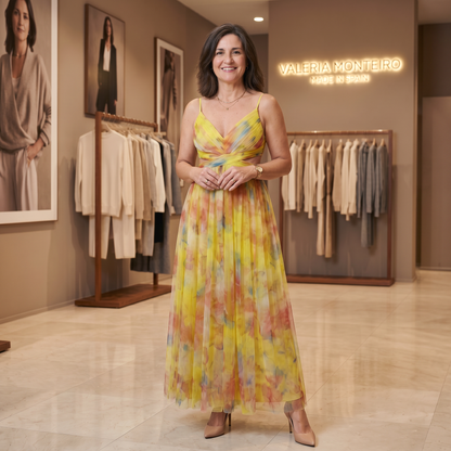 Lola | Vestido maxi floral encantador